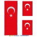 Minber Perdesi  3 Lü Takım- Storlu-Türk Bayrağı